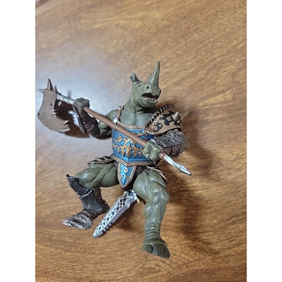 Papo Rhino Mutant Fantasy Action figure Medieval Warrior - Picture 3 of 6